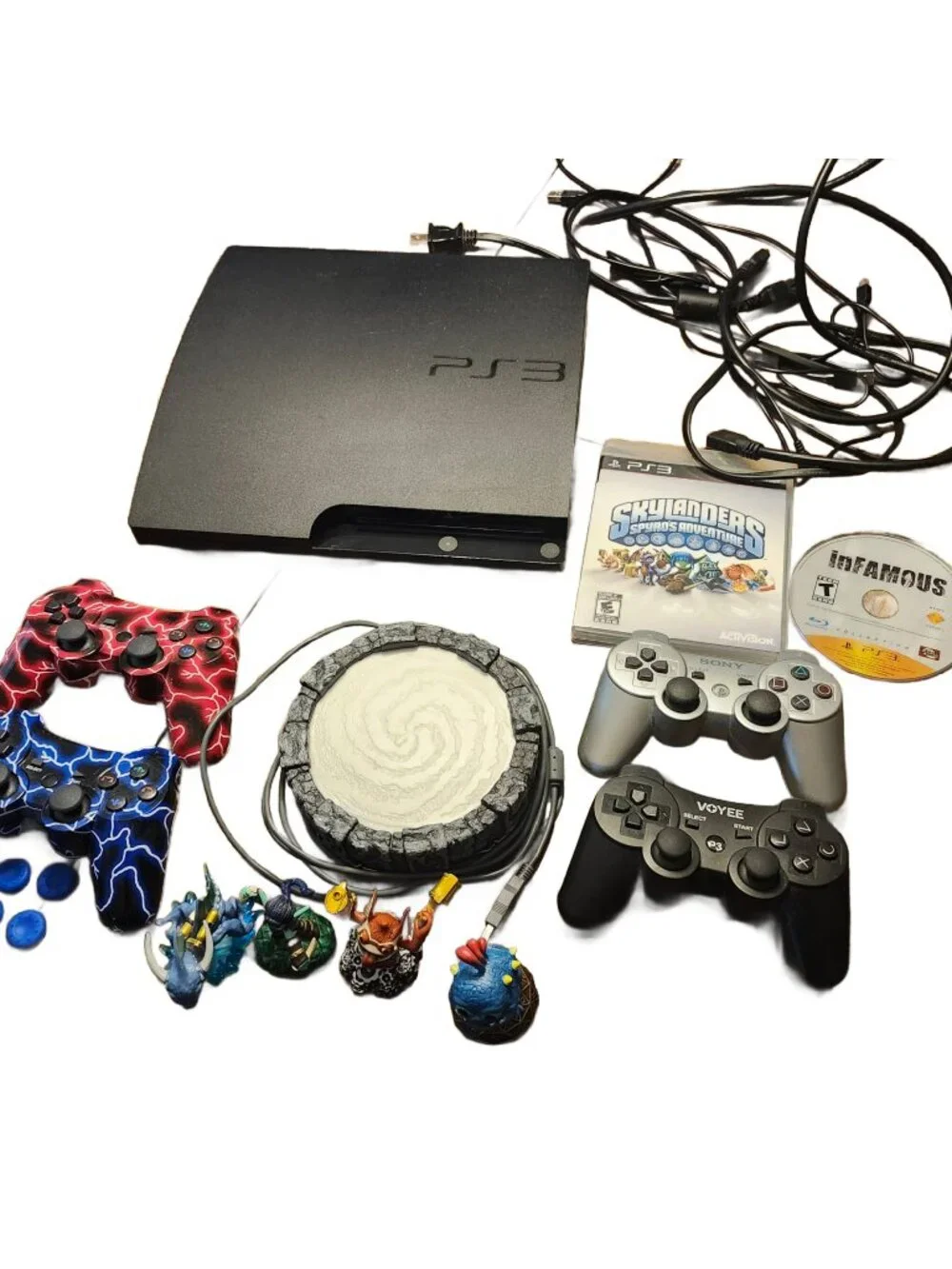 Sony PlayStation 3 PS3 Disc Console Black Bundle